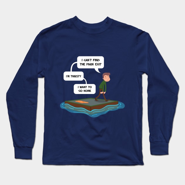 Forever Lost Long Sleeve T-Shirt by Glassstaff